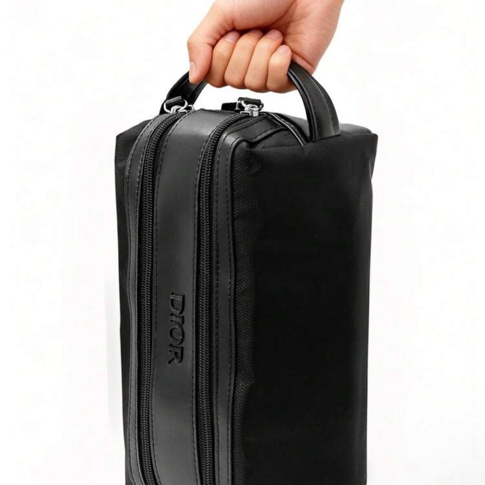 Dior Black Toiletry Bag for Men